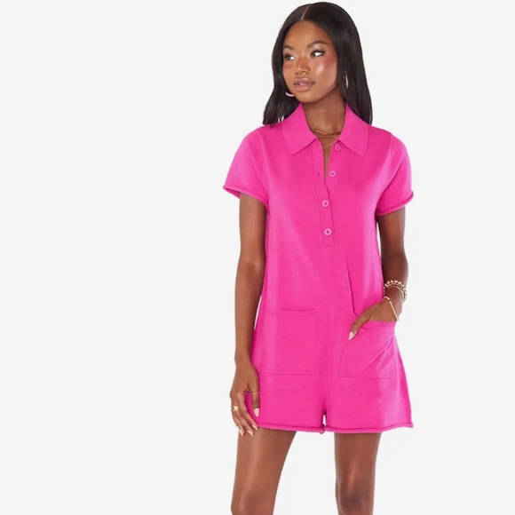 NWT Show Me Your Mumu Pink Romper - Picture 3 of 3